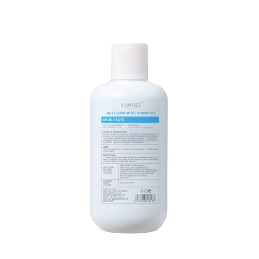 Kiwinz Professional Anti-Dandruff Shampoo with 1% Ketoconazole